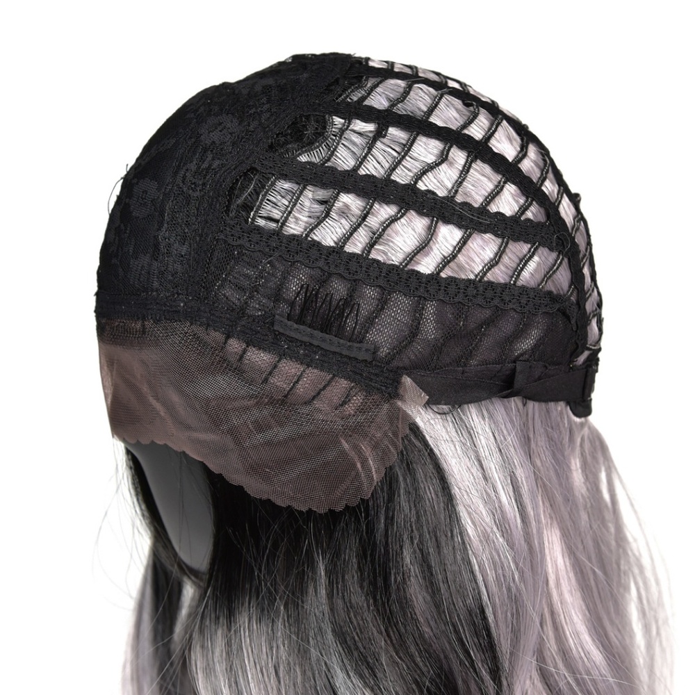 20" Sliver Icy Platinum Wavy Lace Wig | Tammy - Picture 7 of 8